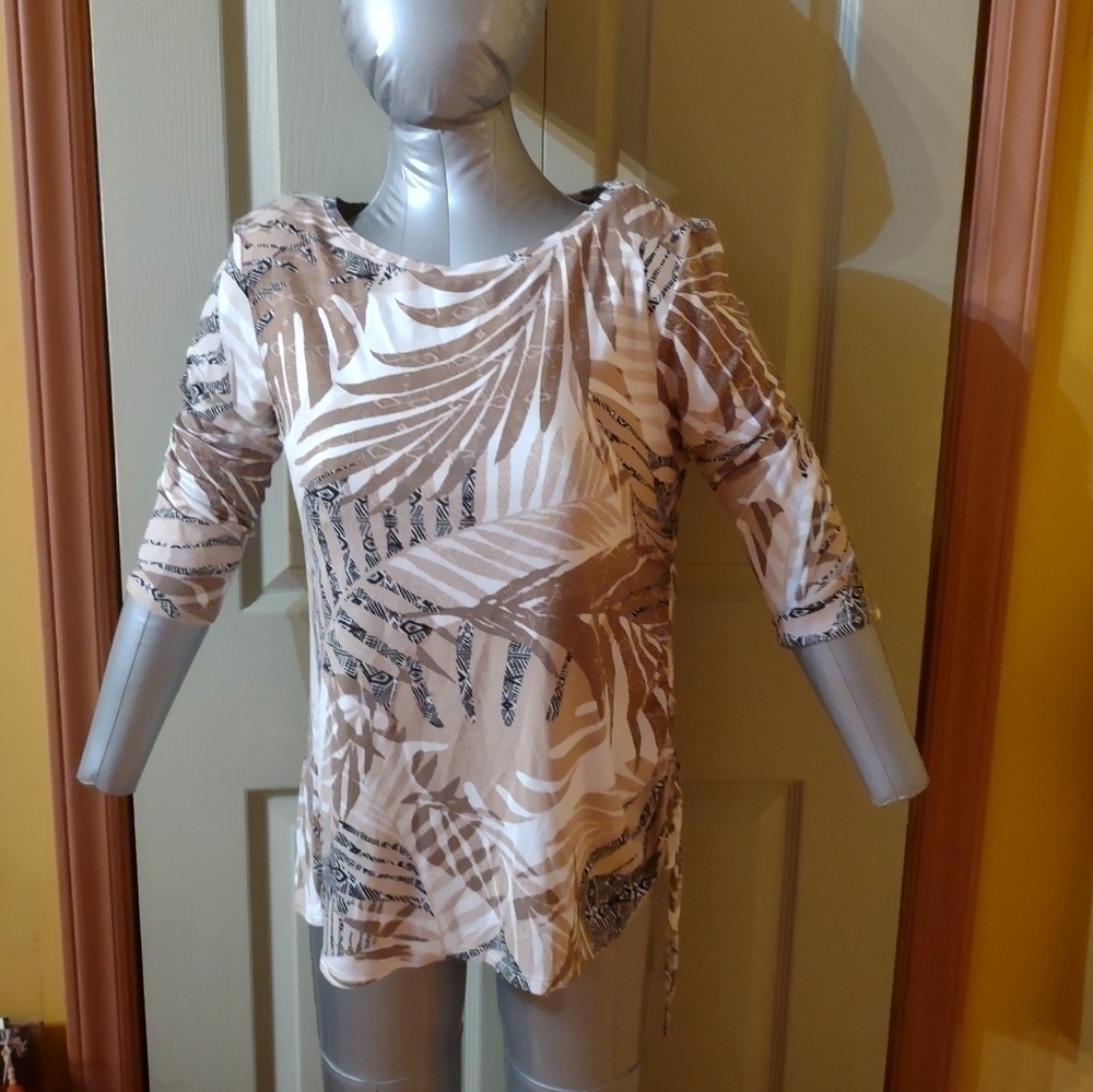 Ruby Rd Petite Woman's Size PL long sleeve blouse shirt top